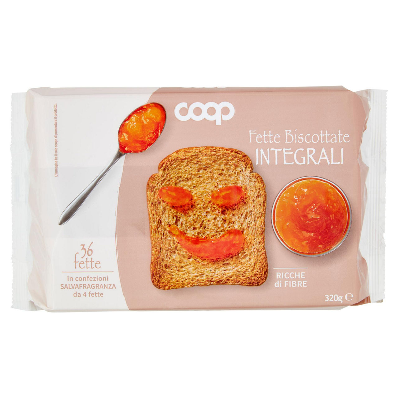 Fette biscottate integrali 36 fette 320 gr - Immagine 01