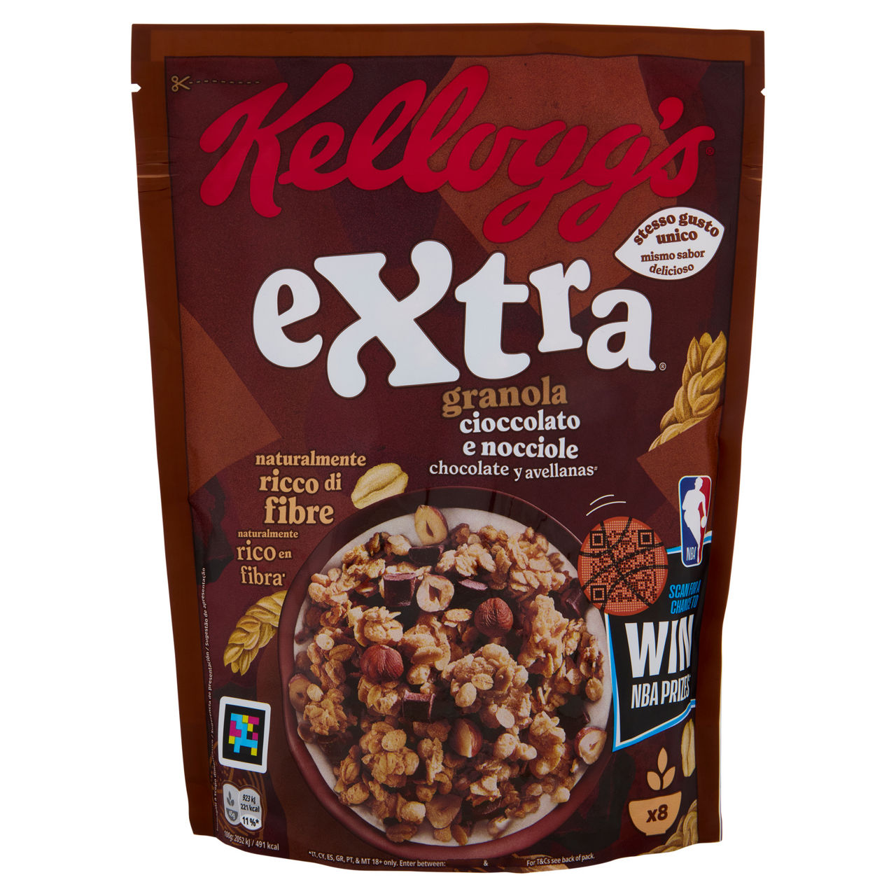 Muesli con cioccolato e nocciole 375 gr - Immagine 01