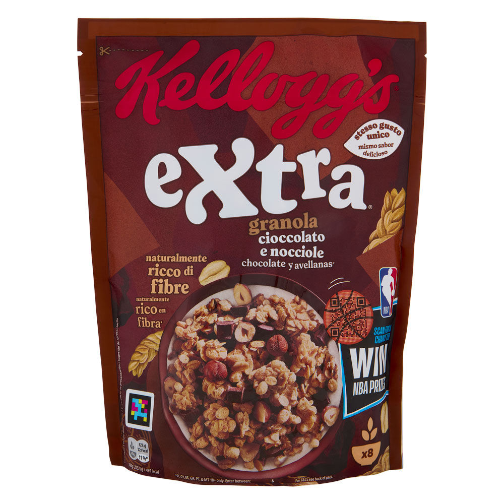 Muesli con cioccolato e nocciole 375 gr