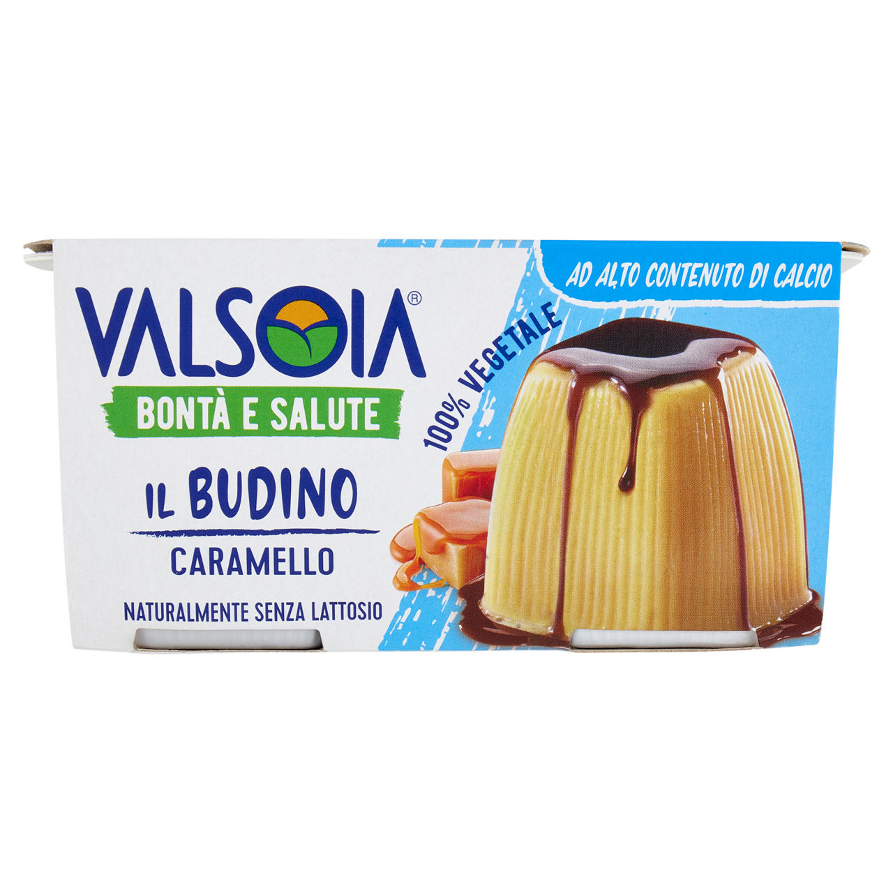 Budino vegetale al caramello 2 pz da 115 gr - Immagine 01