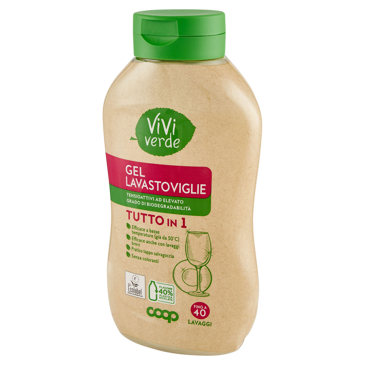 Gel lavastoviglie tutto in 1 8 funzioni vivi verde 640 ml - Immagine 41