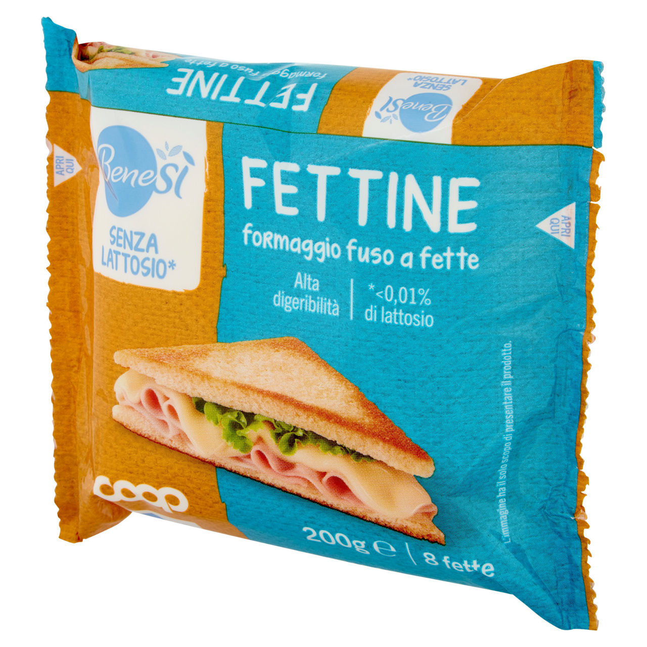 Formaggio a fette senza lattosio 200 gr - Immagine 11