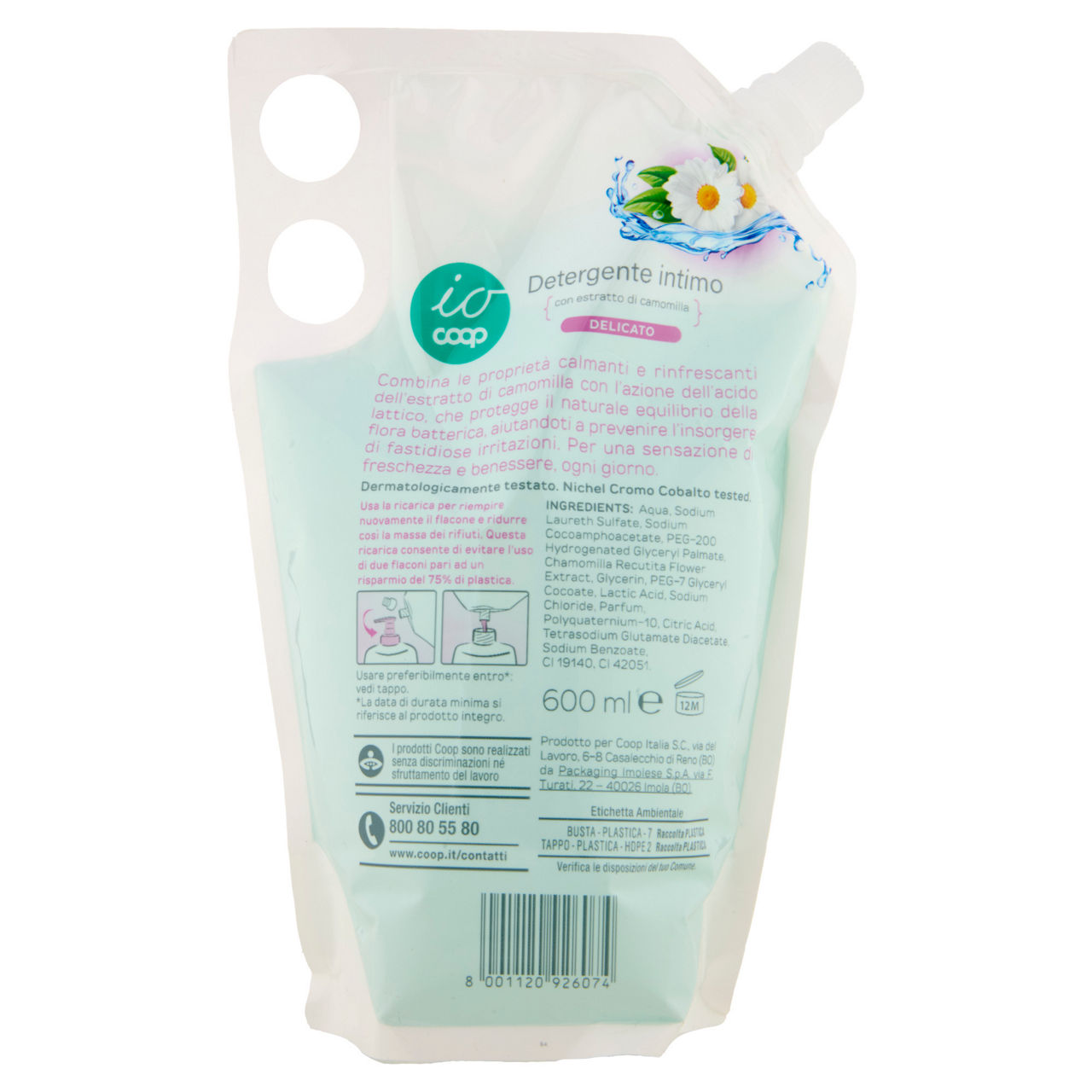 Detergente intimo delicato ricarica io coop ml 600 - Immagine 21