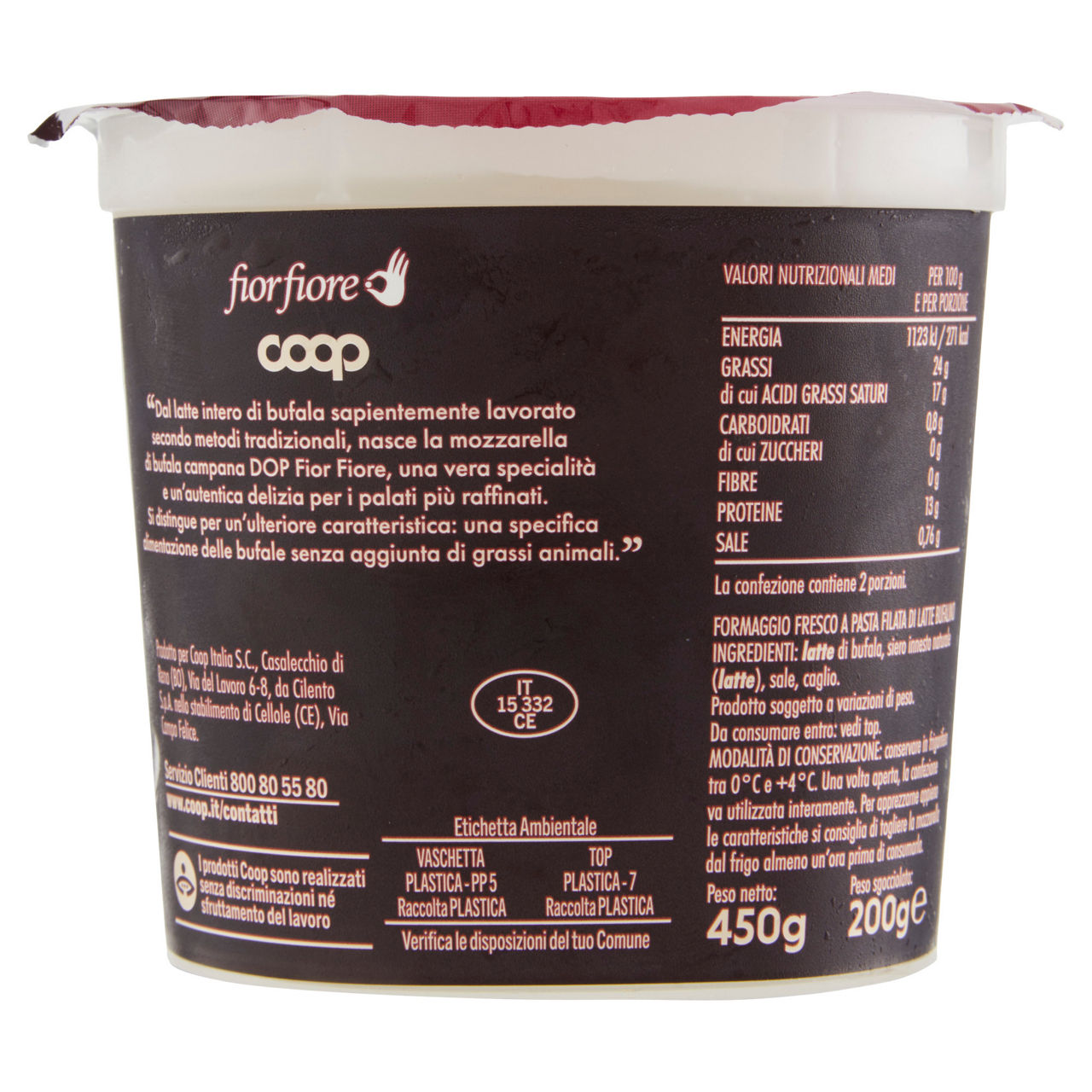 Mozzarella di Bufala Campana DOP 200 gr - Immagine 41
