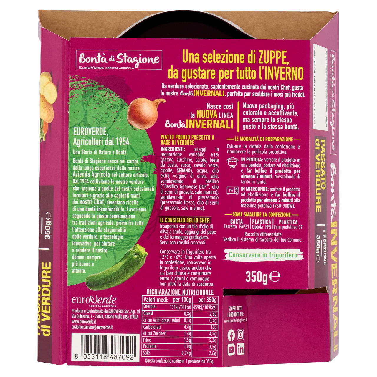 Passato di verdure ricetta invernale 350 gr - Immagine 31