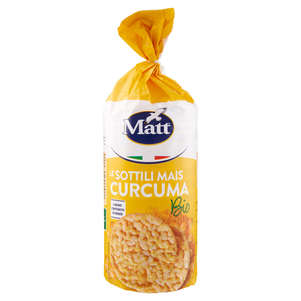 Gallette sottili di mais e curcuma bio 130 gr - Immagine 01