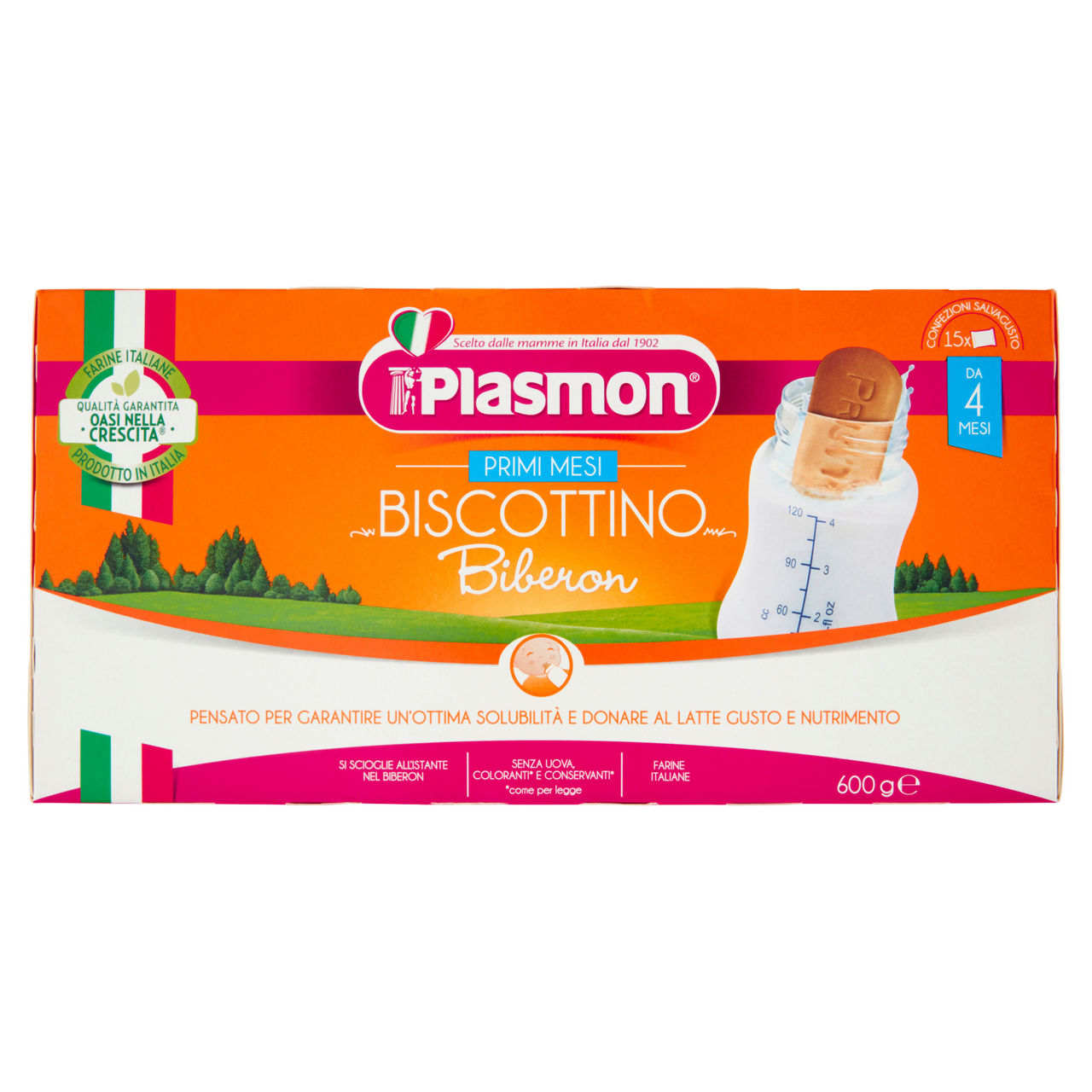 Primi mesi biscottino biberon 600 gr