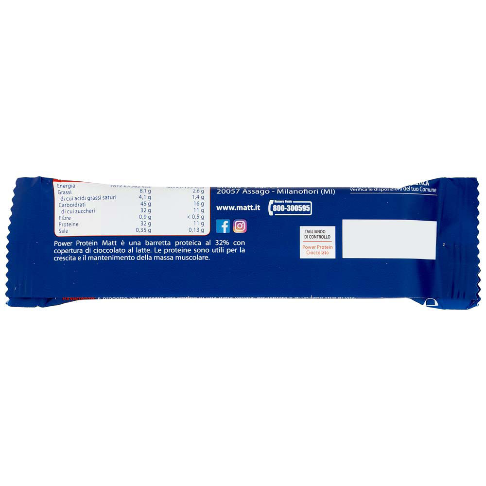 Barretta proteica Power Protein al cioccolato 35 gr - Immagine 21