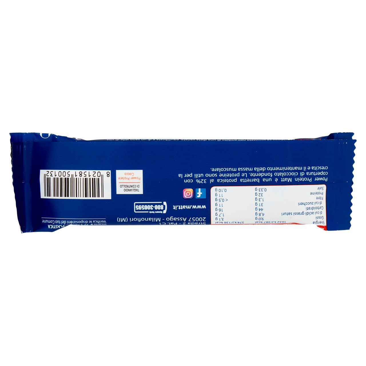 Barrette proteica Power Protein al cocco 35 gr - Immagine 51