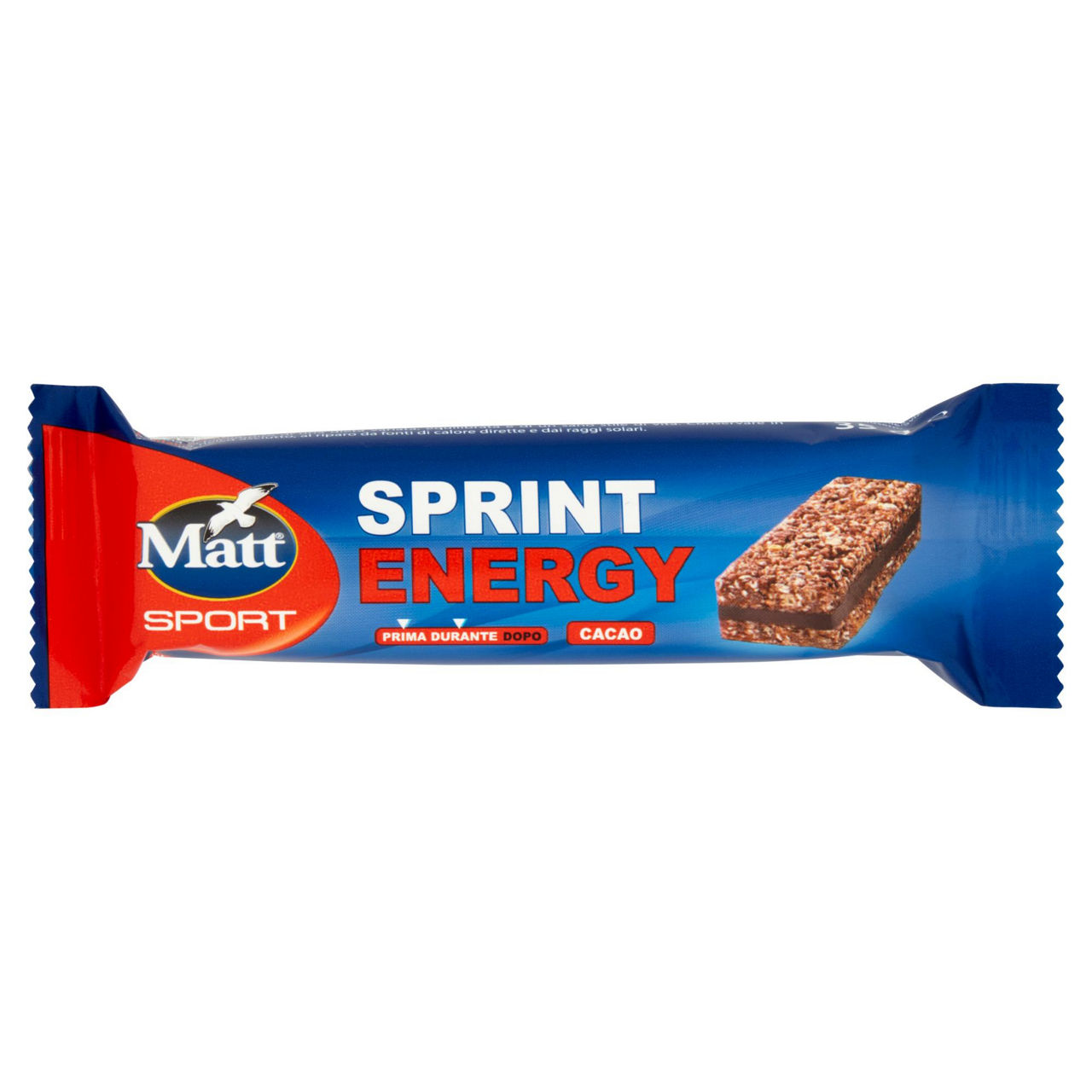 Barrette Sprint Energy al cacao 35 gr