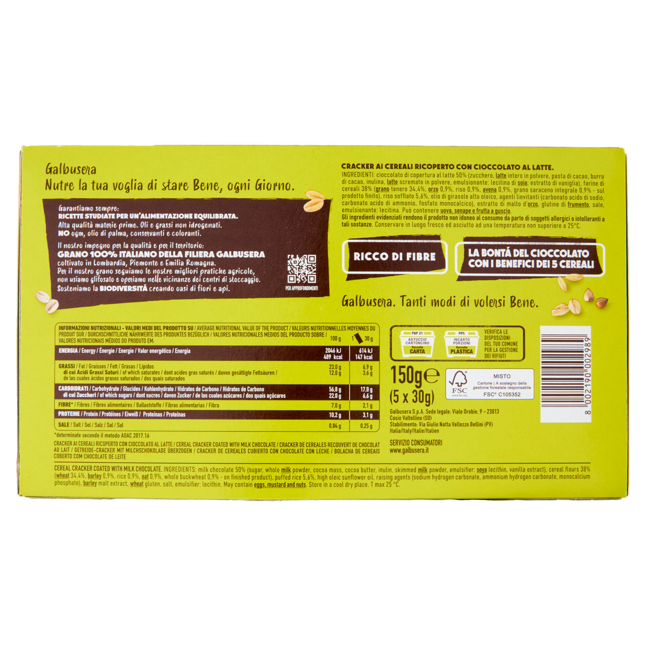 Cracker ricoperti di cioccolato 150 gr - Immagine 51