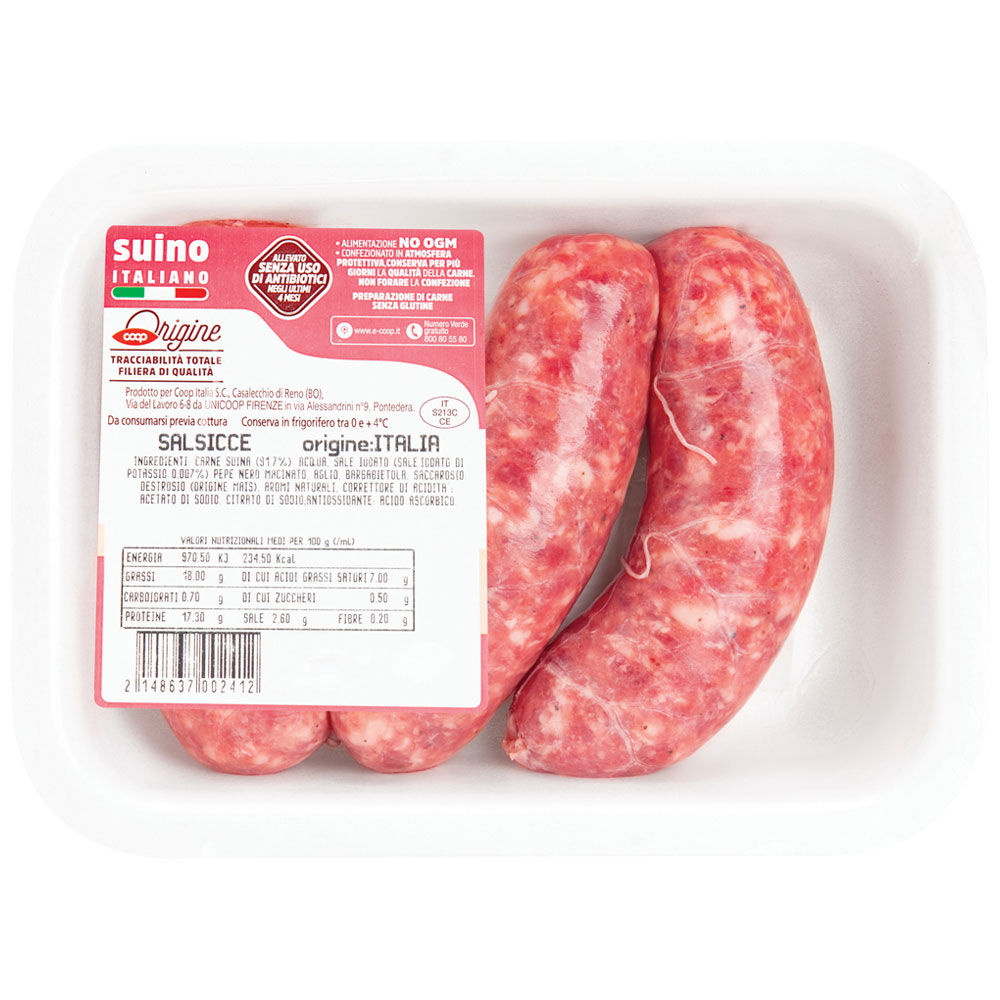 Salsicce di suino
