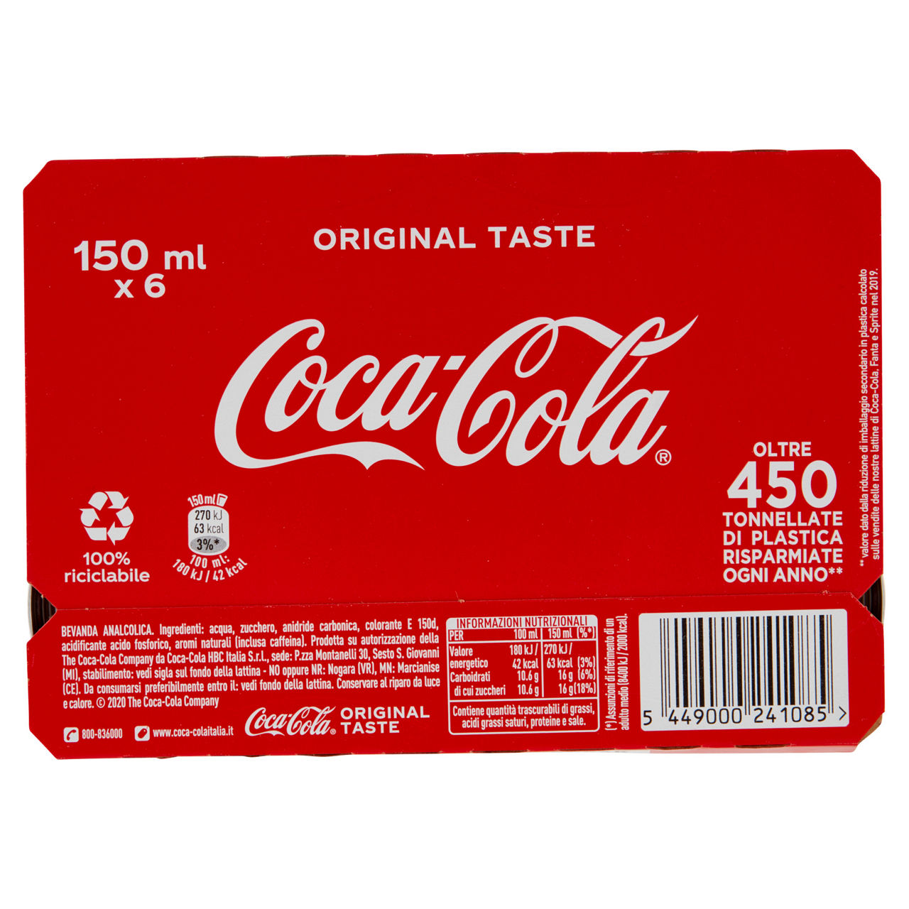 Coca Cola in lattina mini 6 pz x 150 ml - Immagine 31