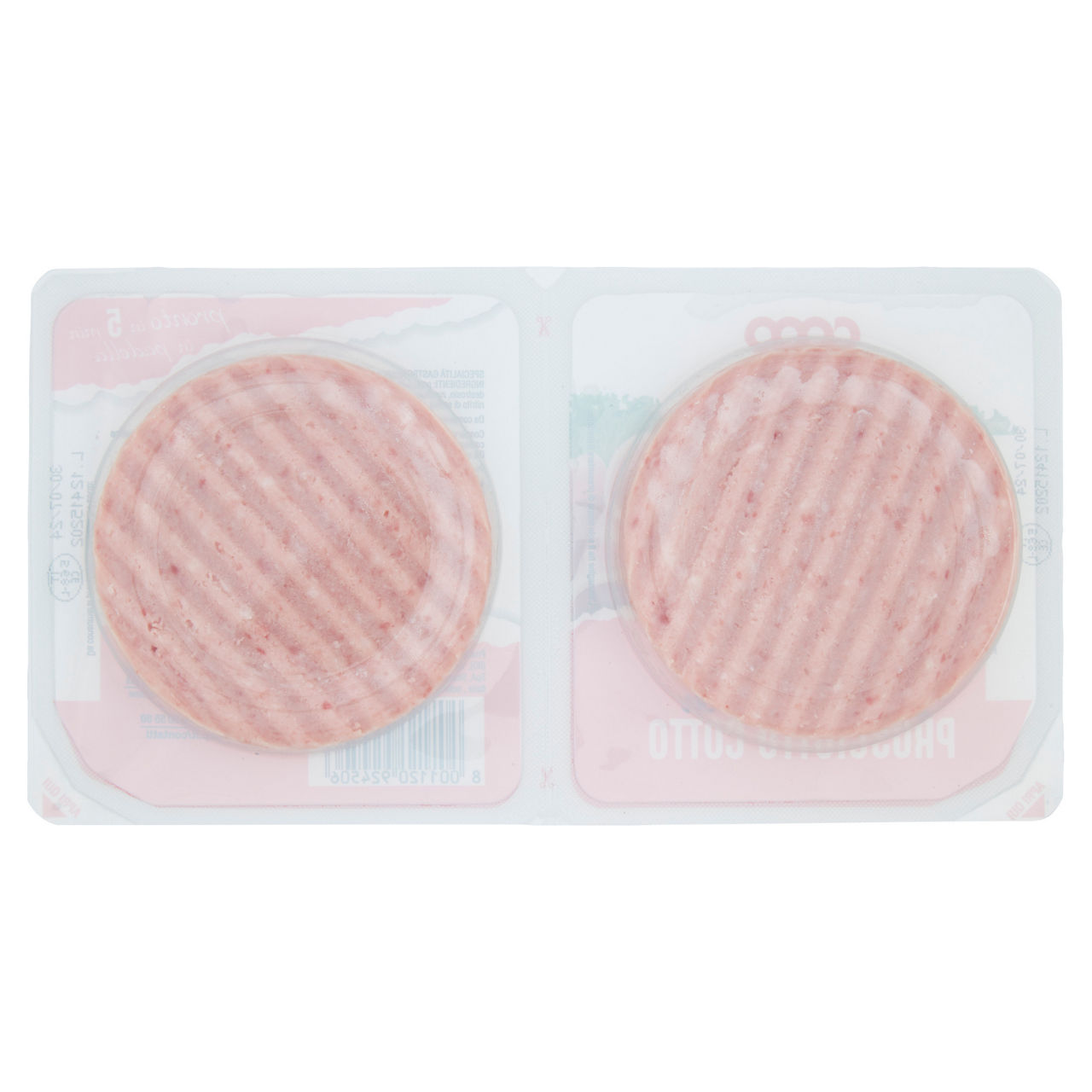 Hamburger con prosciutto cotto 2 pz 150 gr - Immagine 11