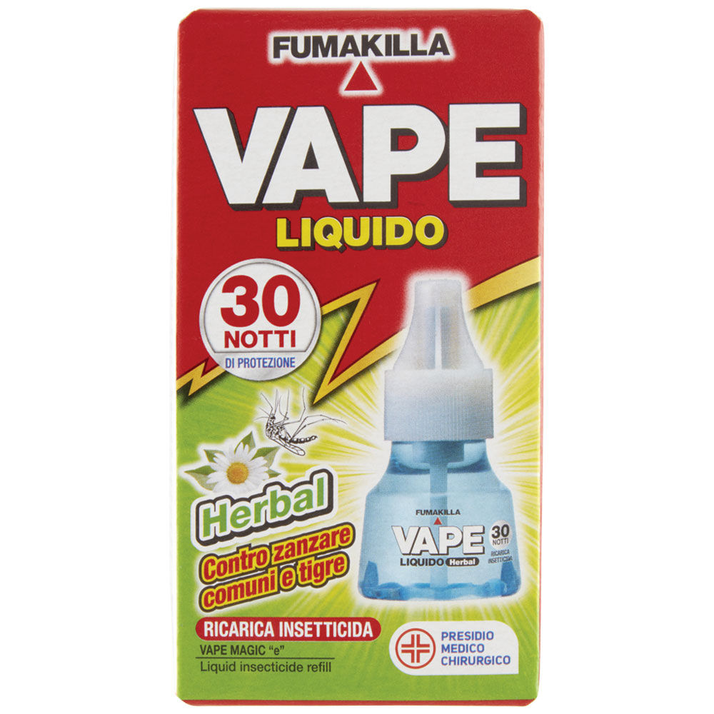 Repulsivo ricarica liquida vape herbal 30 notti ml 18