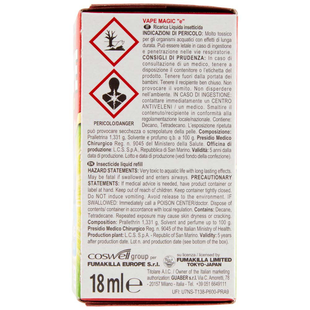 Repulsivo ricarica liquida vape herbal 30 notti ml 18 - Immagine 11