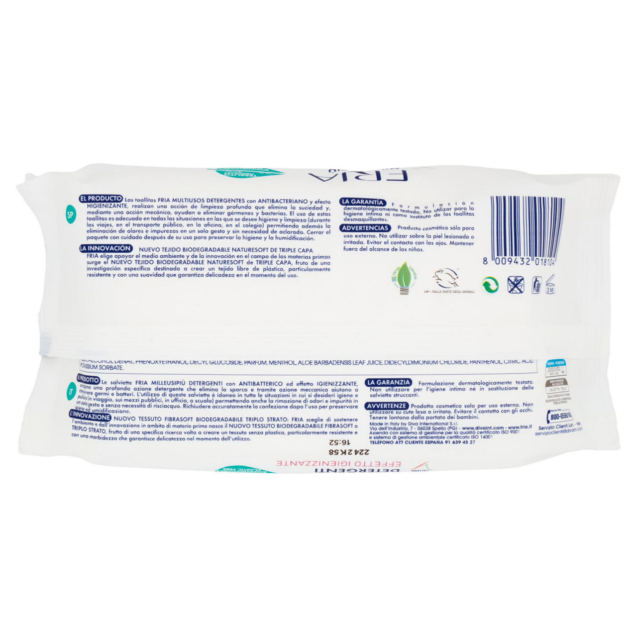 Salviette milleusi detergenti igienizzanti 48 pz - Immagine 51