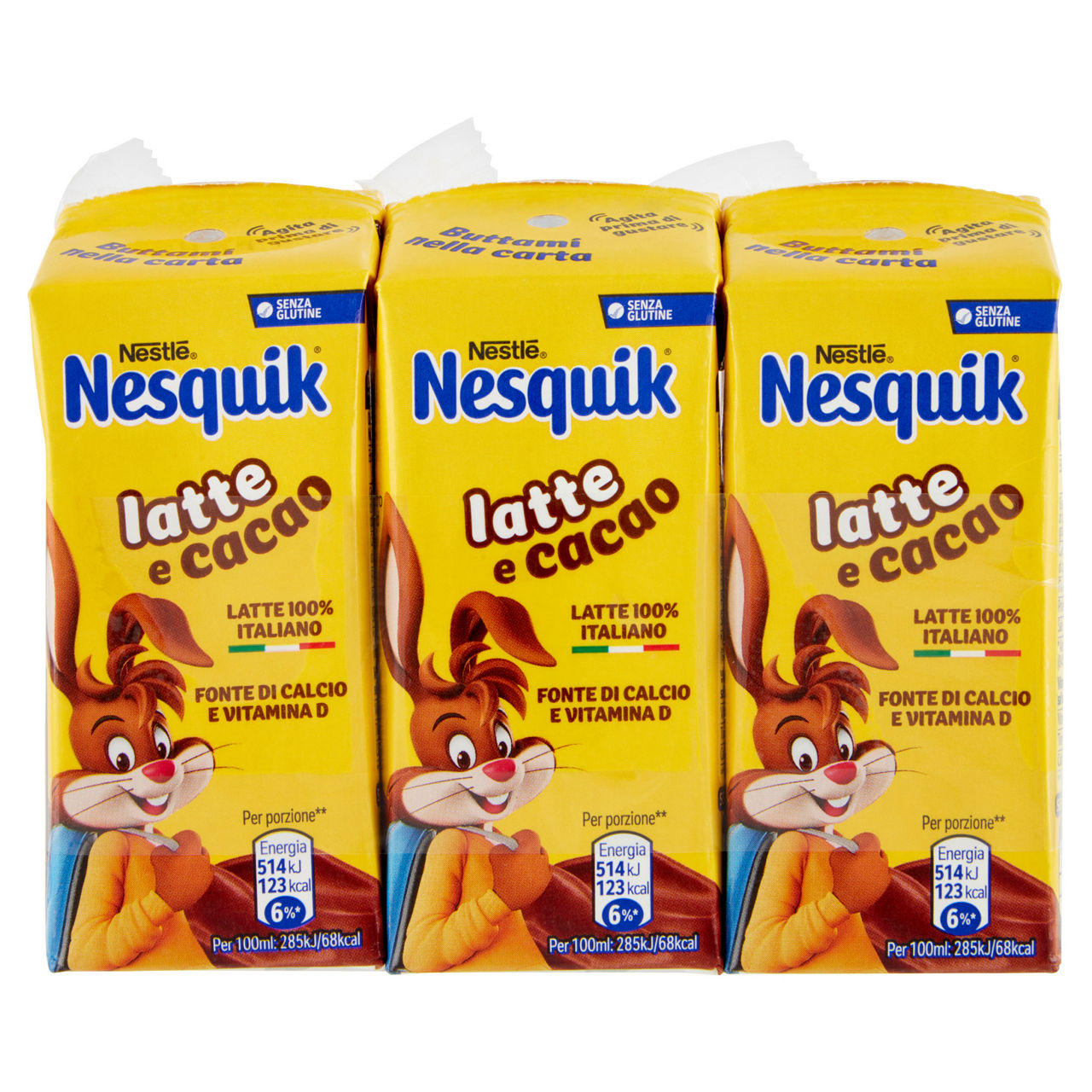 Bevanda al latte e cacao 3 pz da 180 gr