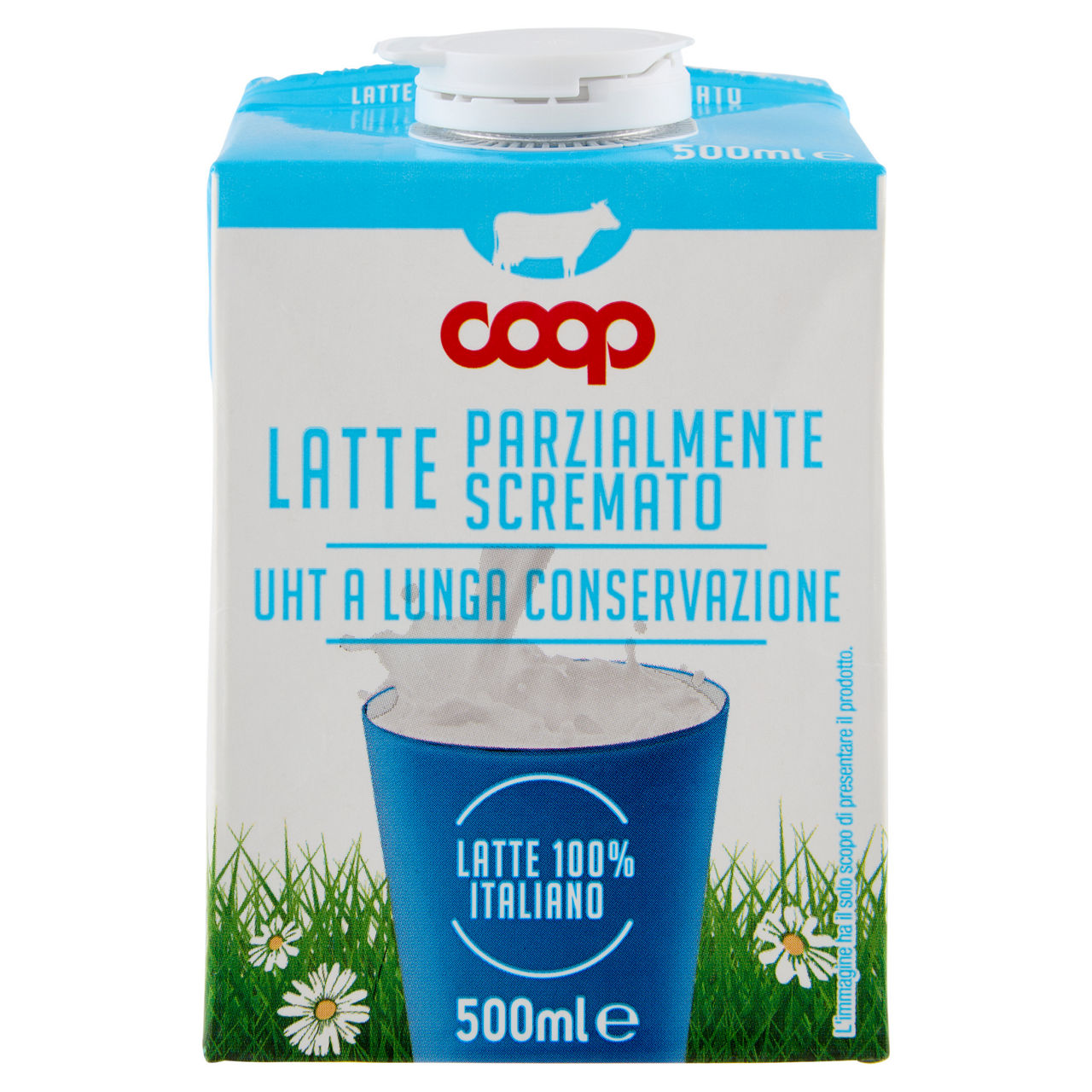 Latte parzialmente scremato a lunga conservazione 500 ml - Immagine 01
