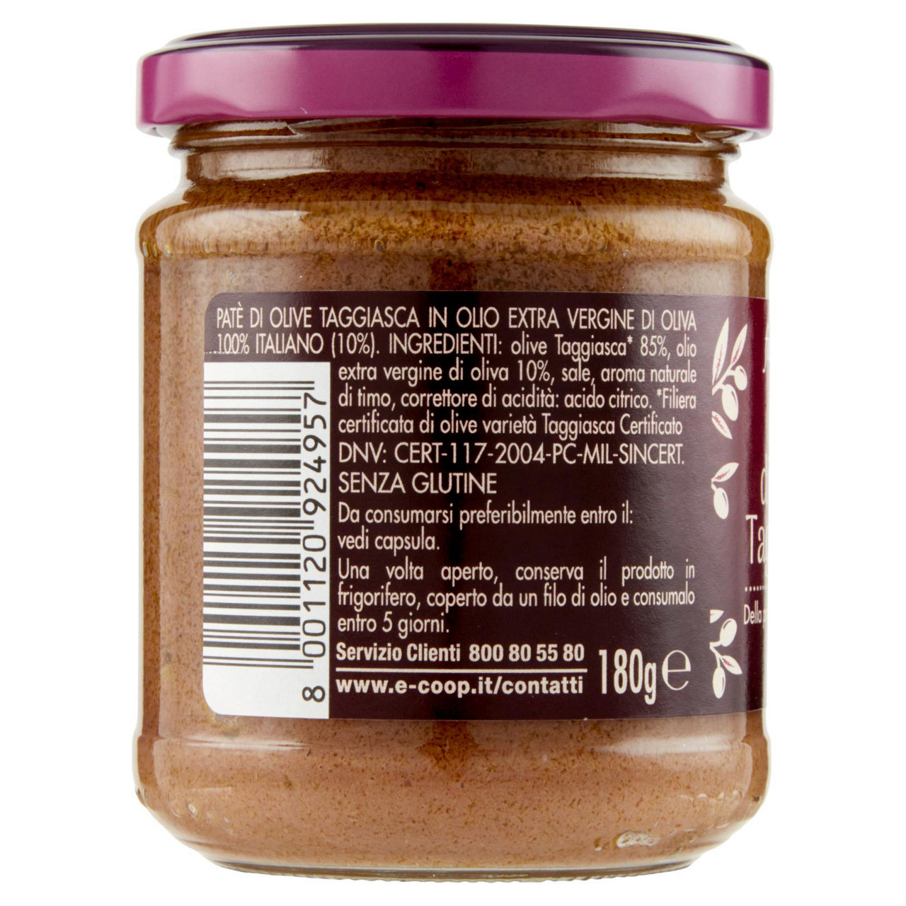 Paté di olive Taggiasca 180 gr - Immagine 91