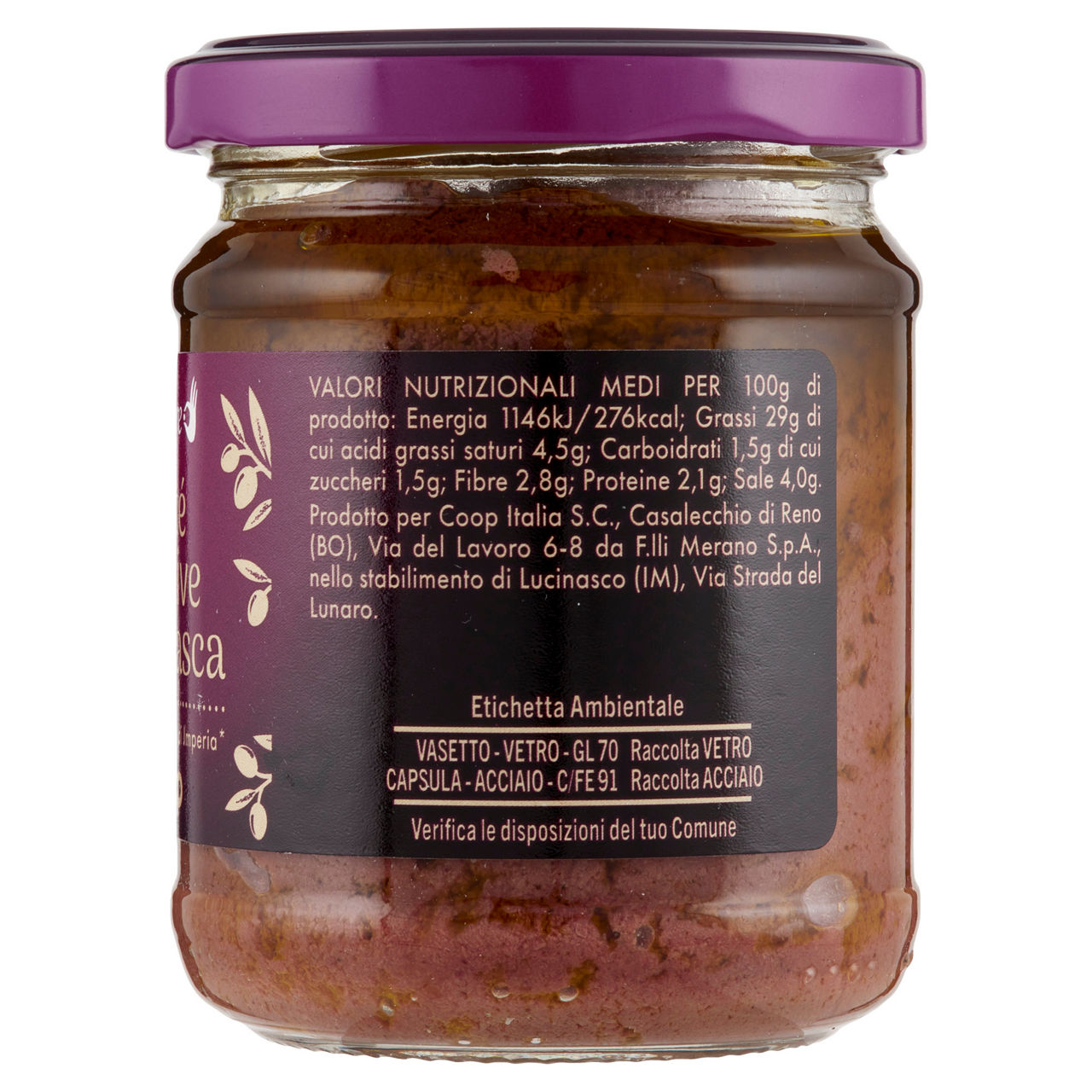 Paté di olive Taggiasca 180 gr - Immagine 41