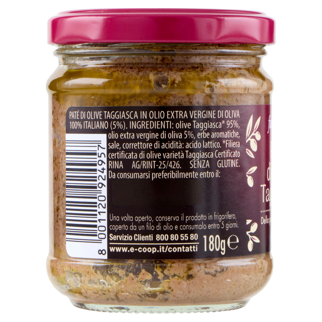 Paté di olive Taggiasca 180 gr - Immagine 111