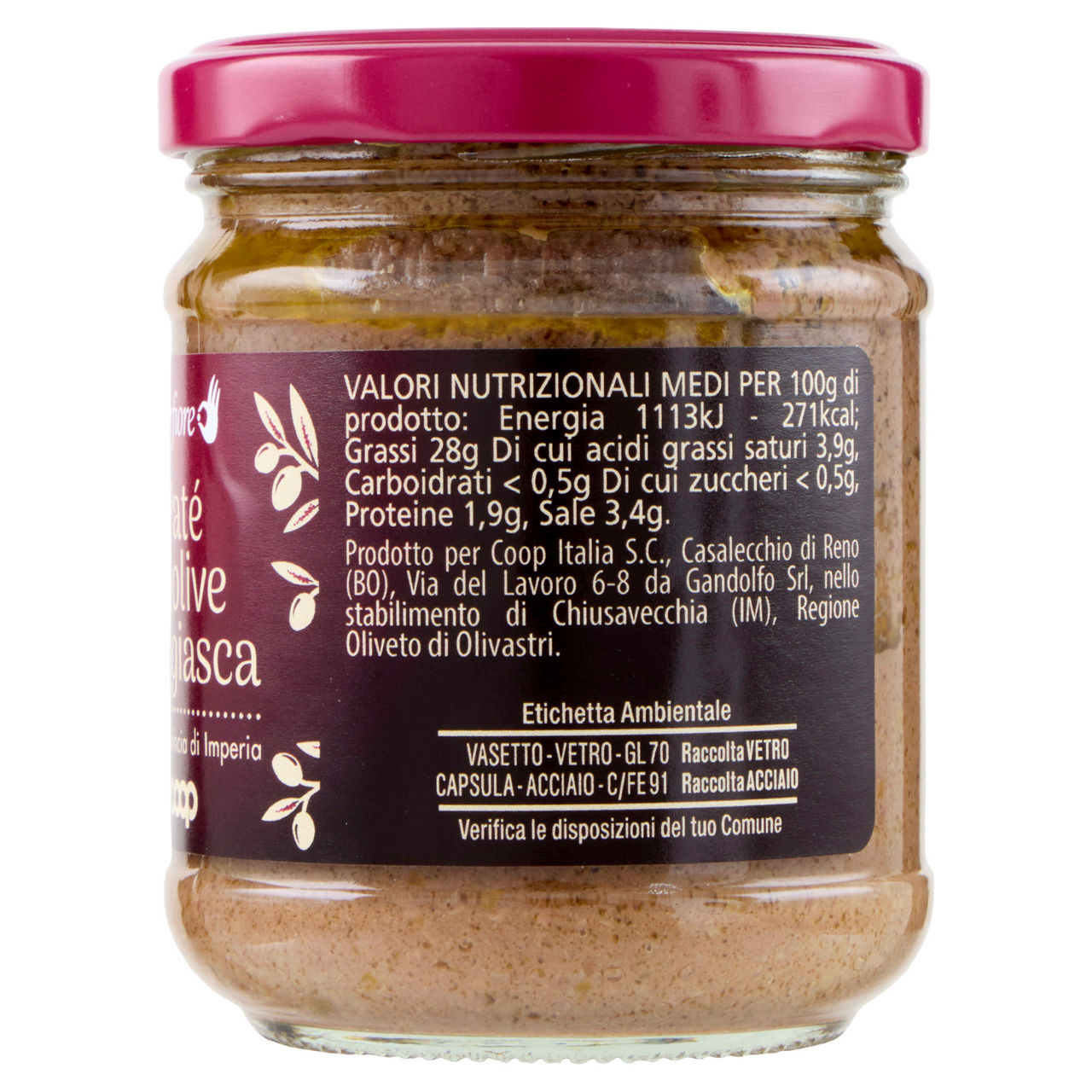 Paté di olive Taggiasca 180 gr - Immagine 101