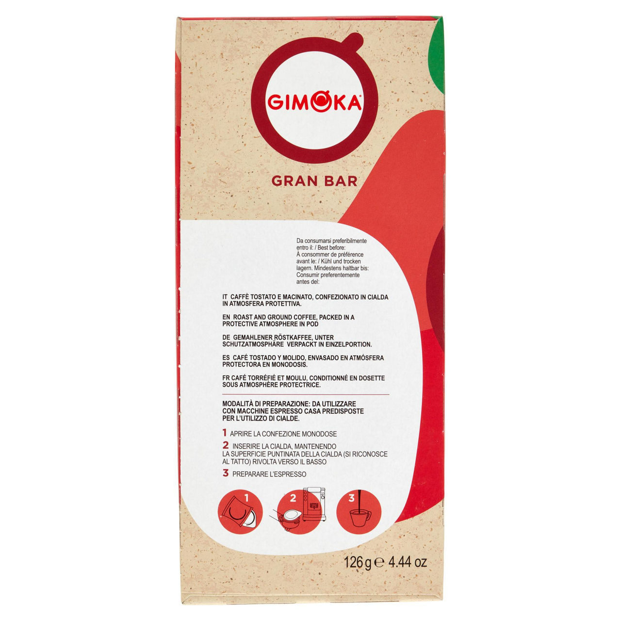 Caffè in cialde Gran Bar 18 pz 126 gr - Immagine 51