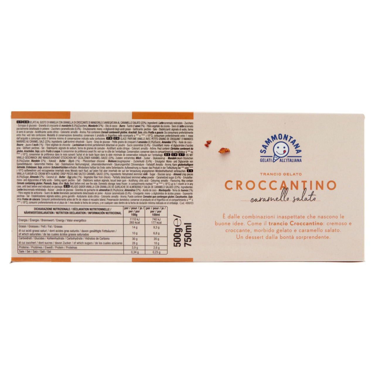Torta gelato al croccante di mandorla e caramello salato 500 gr - Immagine 61
