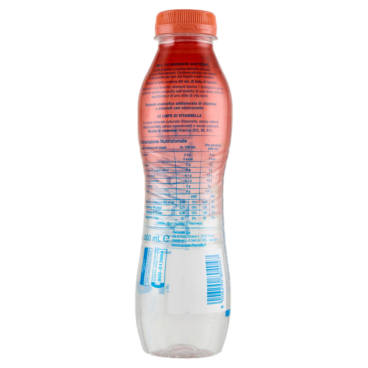 Acqua drenante con linfa di betulla 500 ml - Immagine 41