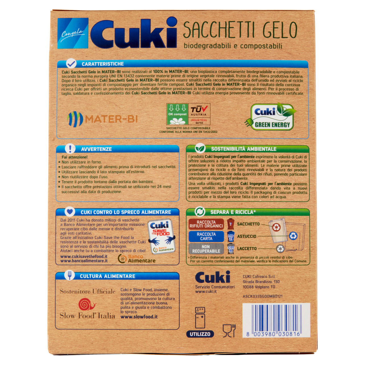Sacchetti gelo in mater-bi cuki- medi cm 23x32 pz 15 - Immagine 51