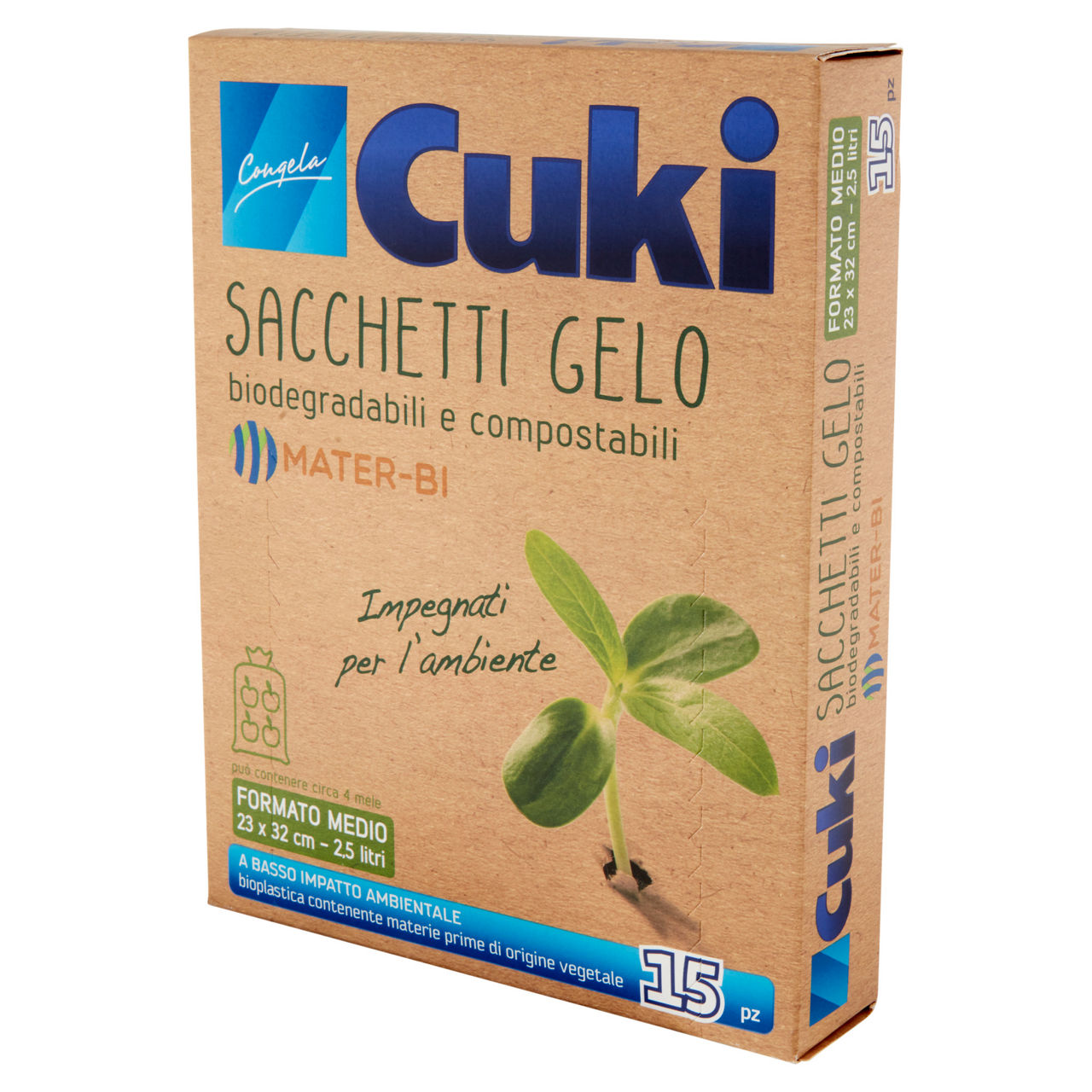Sacchetti gelo in mater-bi cuki- medi cm 23x32 pz 15 - Immagine 21