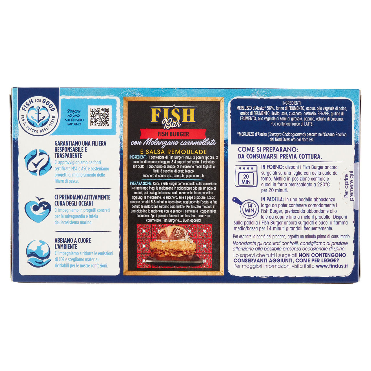 FISH BURGER MSC CAPITAN FINDUS FISH BAR SCATOLA G 227 - Immagine 11