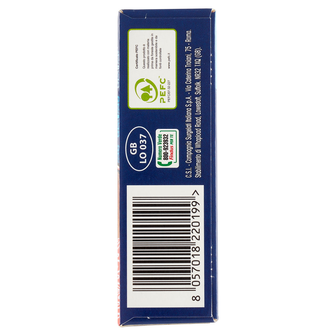 FISH BURGER MSC CAPITAN FINDUS FISH BAR SCATOLA G 227 - Immagine 21