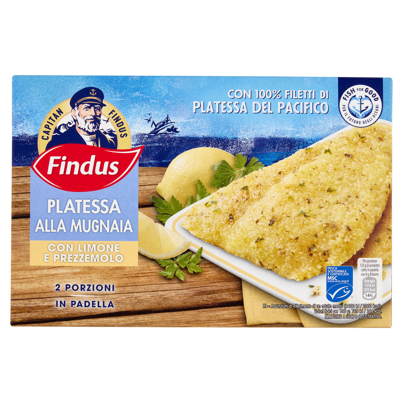 Filetti di platessa alla Mugnaia surgelati 250 gr - Immagine 01