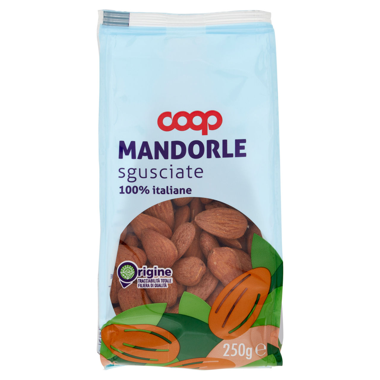 Mandorle sgusciate 250 gr