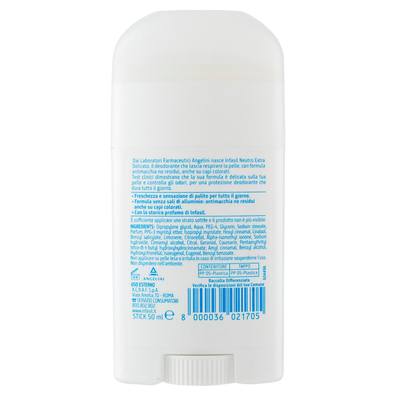 Deodorante stick neutro extra delicato 50 ml - Immagine 41