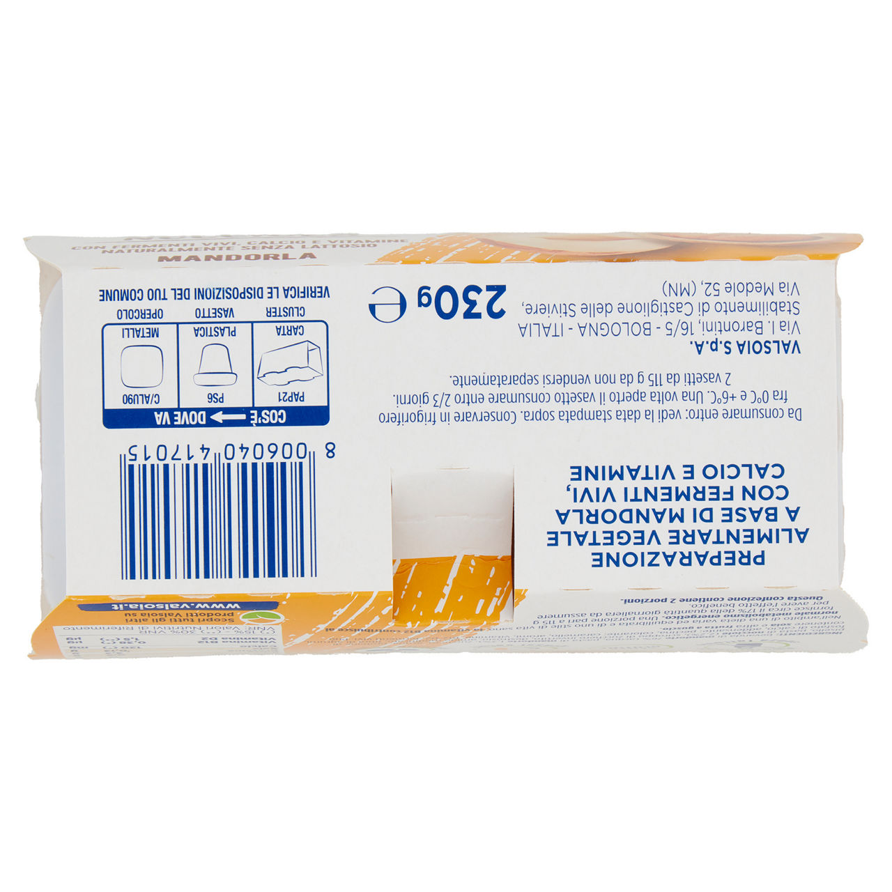 Yogurt vegetale base mandorla alla nocciola 2 pz da 115 gr - Immagine 21