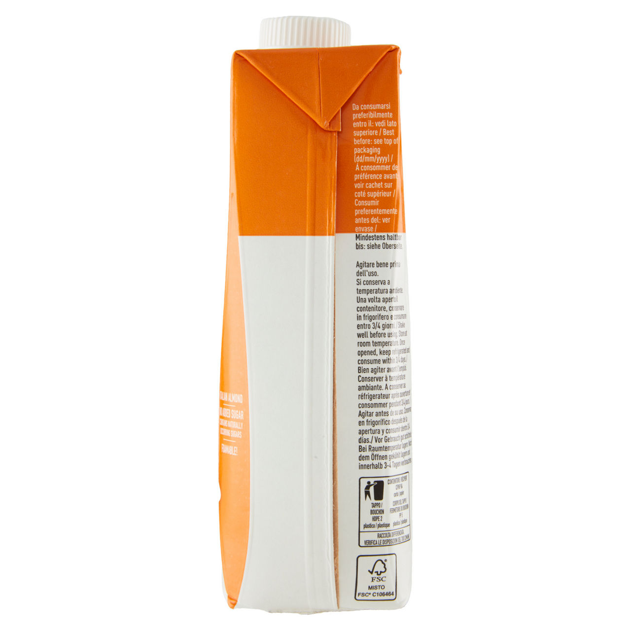 Bevanda vegetale di mandorla bio senza zucchero 500 ml - Immagine 51