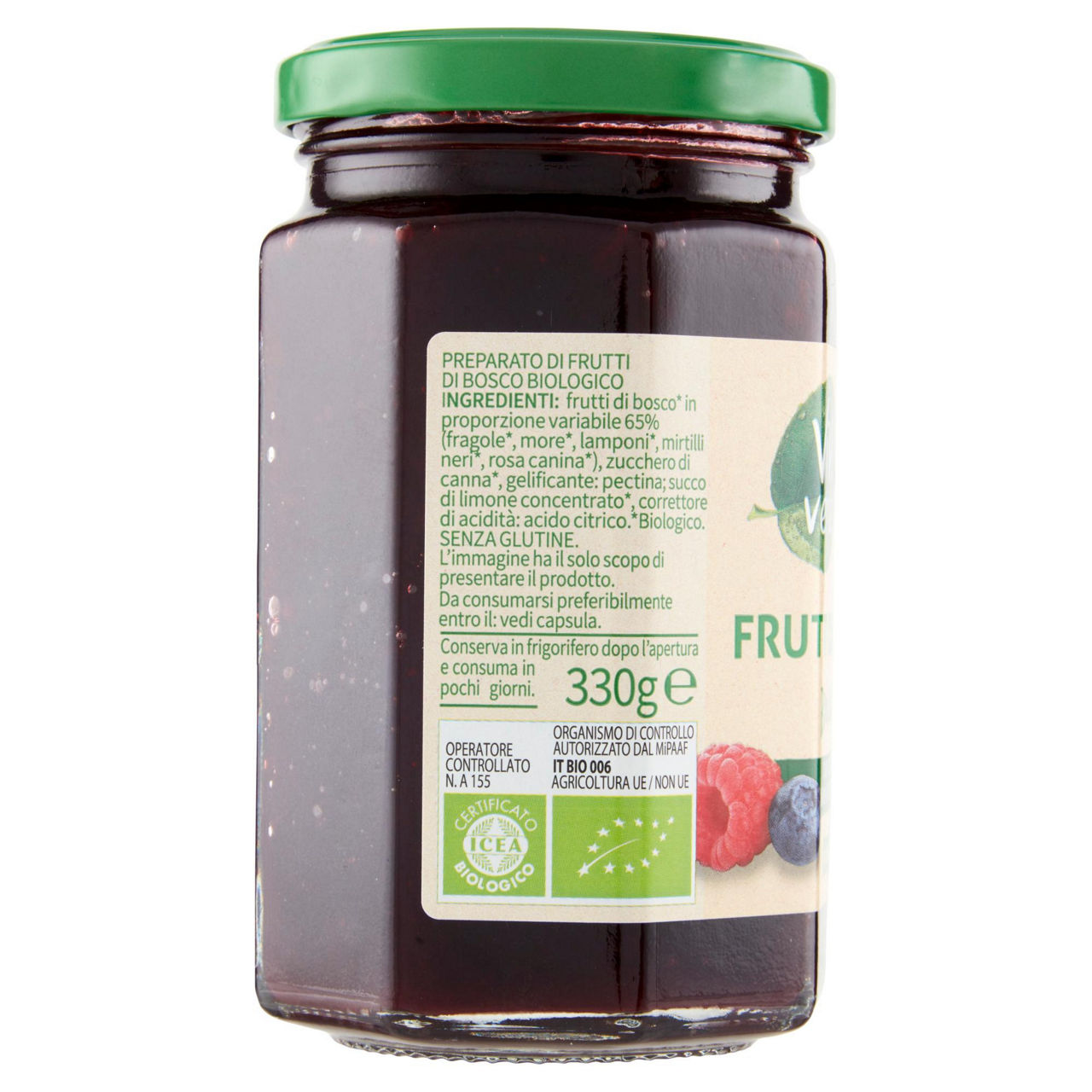 Preparato frutti di bosco bio vivi verde g 330 - Immagine 31