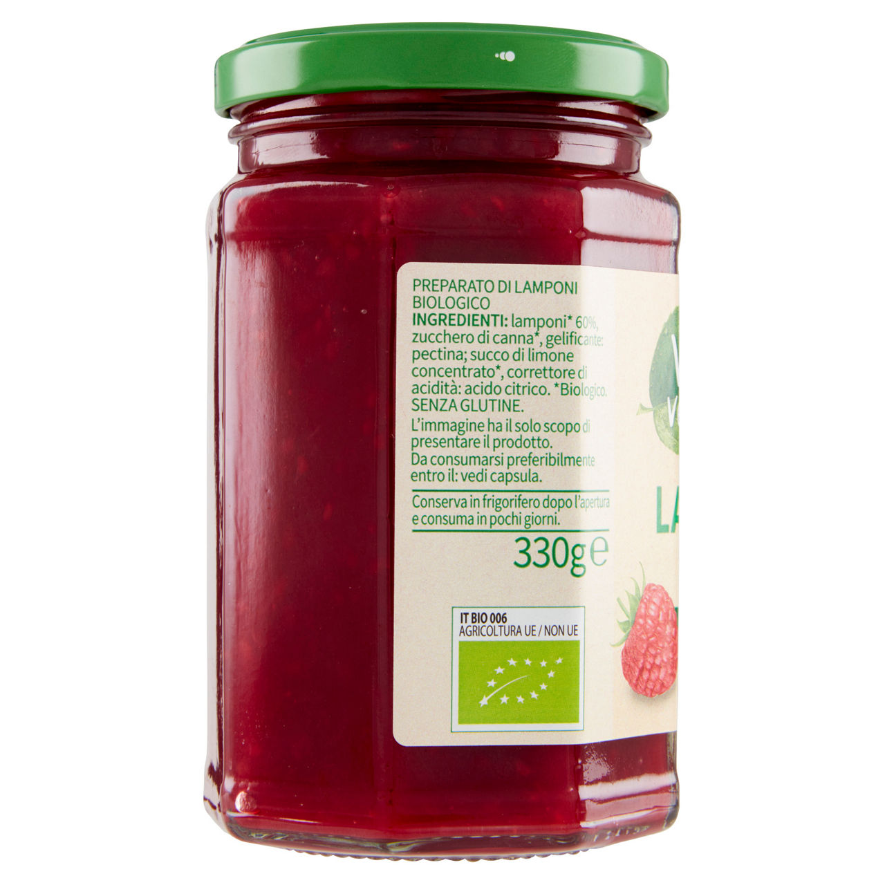 Preparato di lamponi bio 330 gr - 5