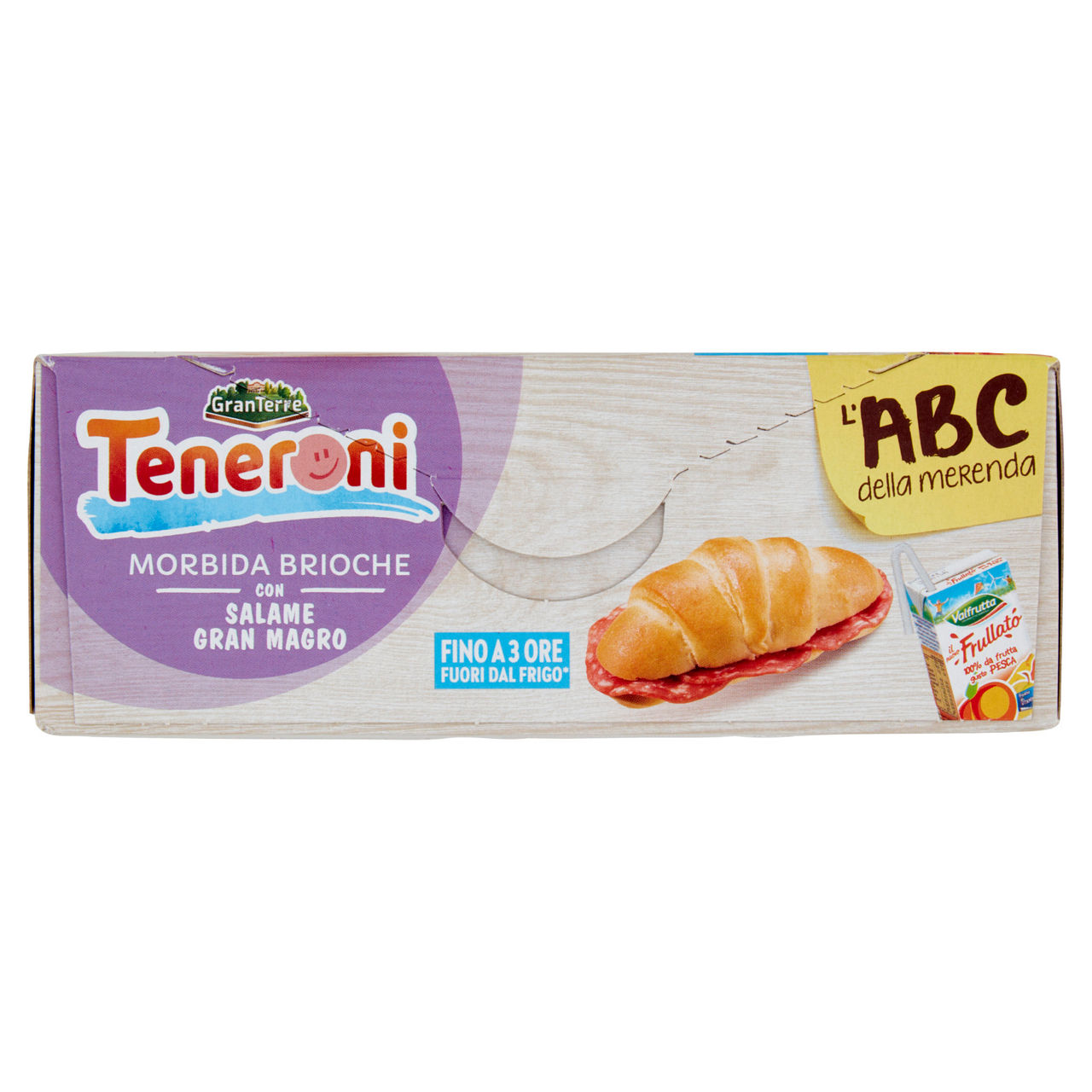 Merenda salata brioche con salame magro e frullato di frutta 170 gr - Immagine 61