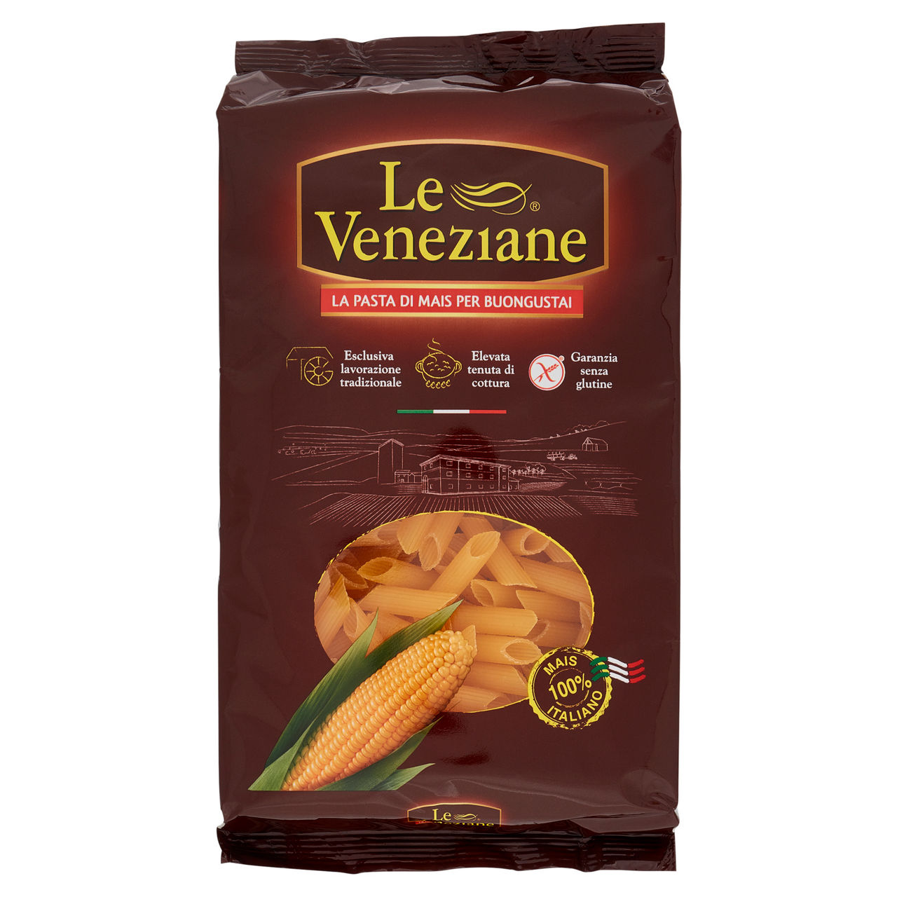Penne rigate pasta di mais senza glutine 250 gr + 70 gr in omaggio - Immagine 01