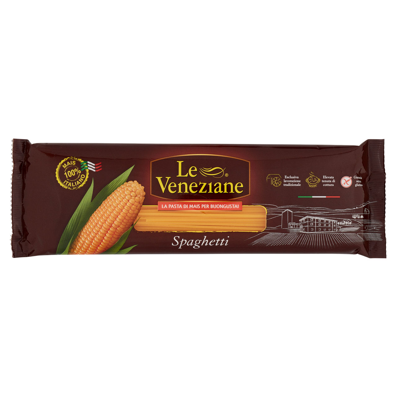 Spaghetti pasta di mais senza glutine 250 gr + 70 gr in omaggio - Immagine 01