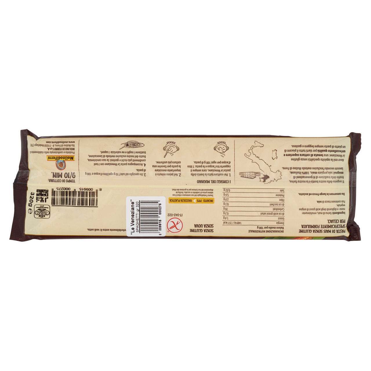 Spaghetti pasta di mais senza glutine 250 gr + 70 gr in omaggio - Immagine 21
