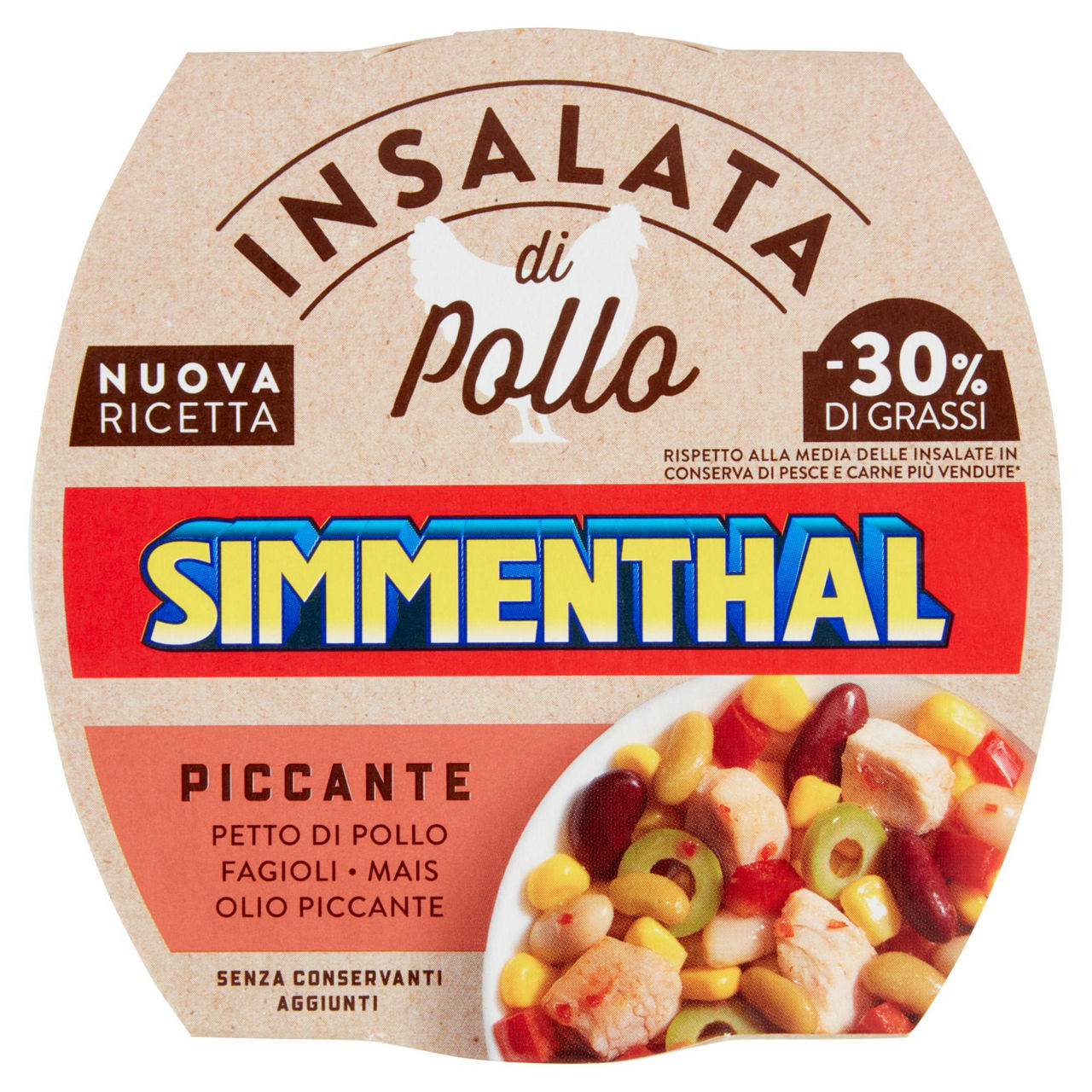 Insalata di pollo piccante simmenthal gr 160 - Immagine 01