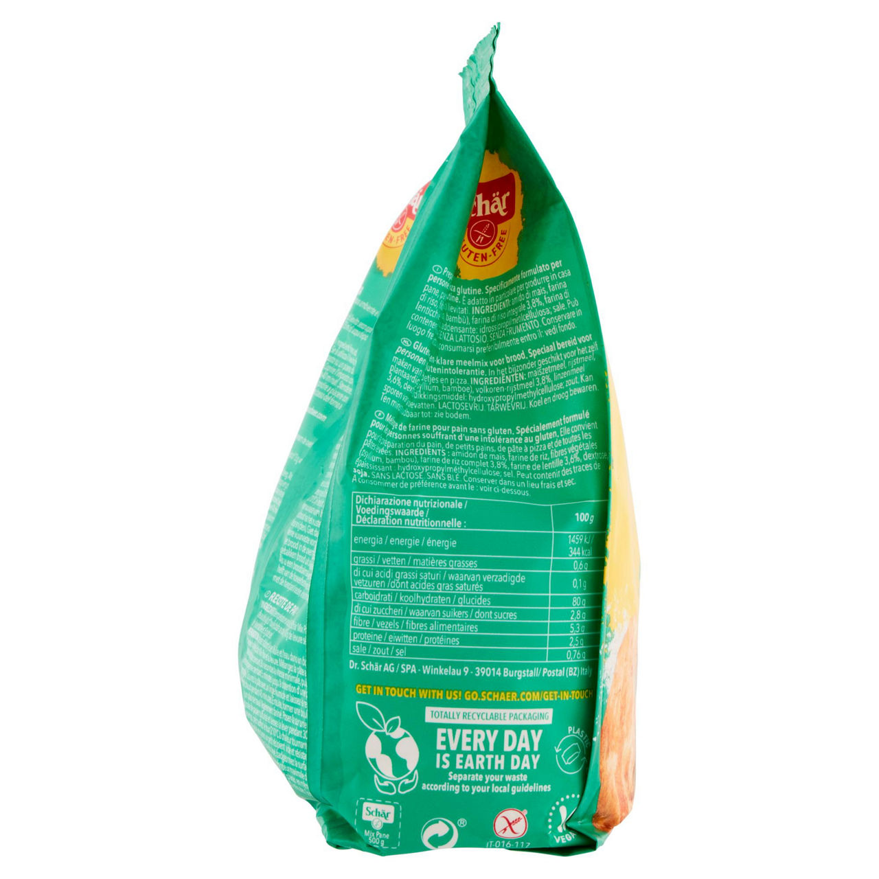 Preparato per pane senza glutine Mix B 500 gr - Immagine 21