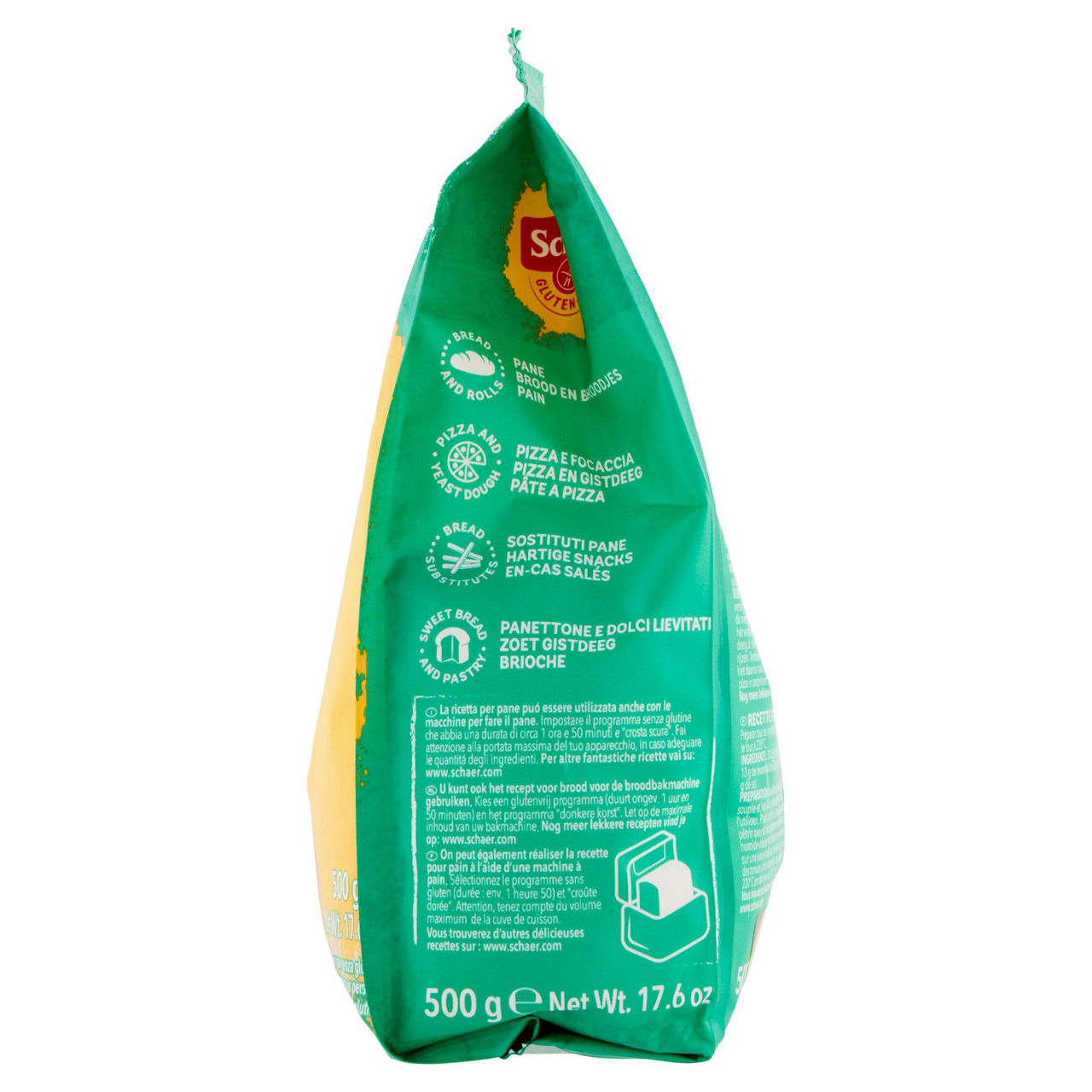 Preparato per pane senza glutine Mix B 500 gr - Immagine 11