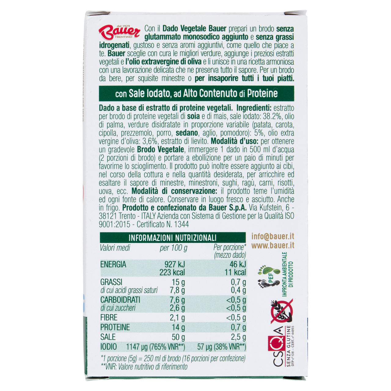 Dado vegetale per brodo 8 pz - Immagine 41