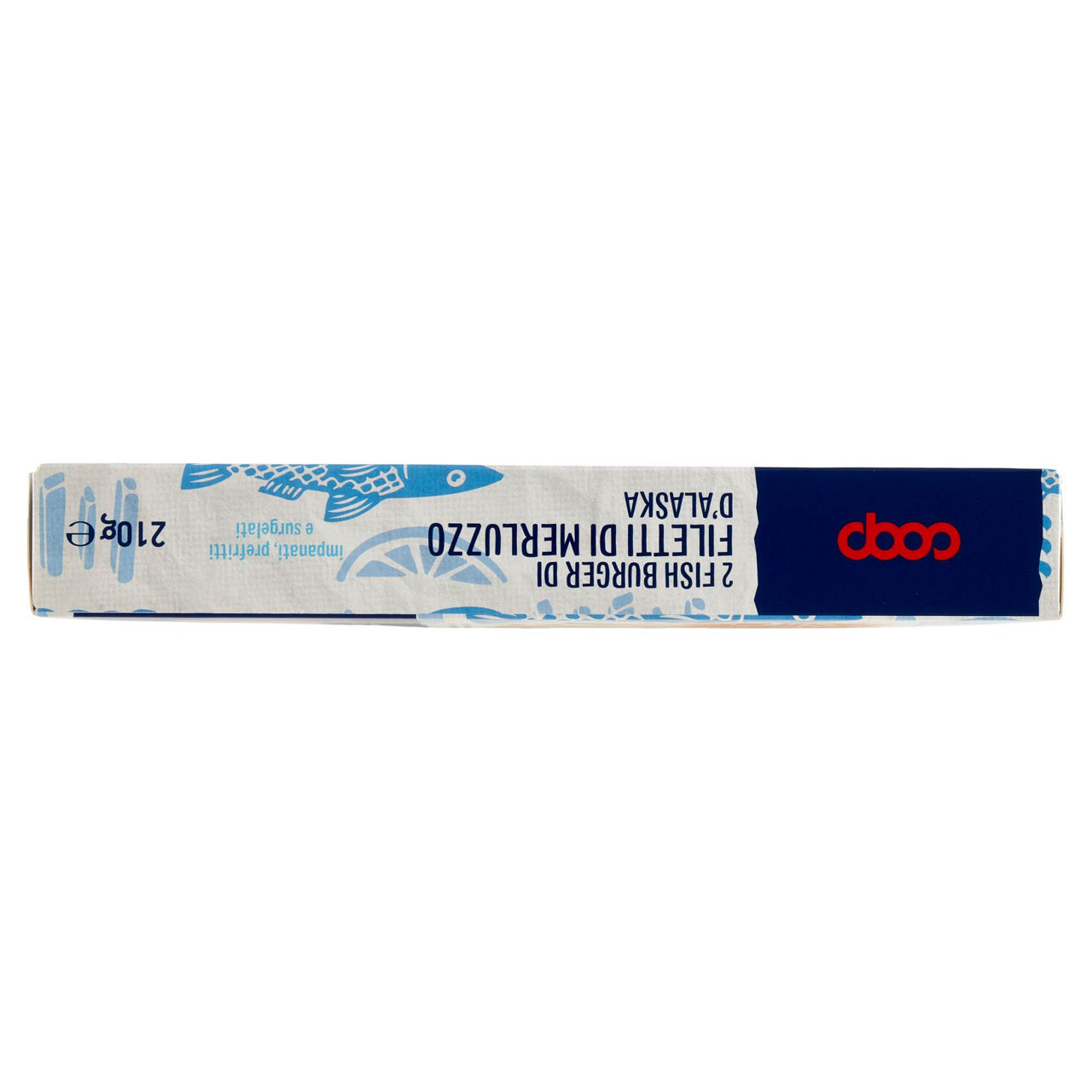 Fish burger di merluzzo d'Alaska impanati prefritti e surgelati 210 gr - Immagine 21